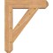 Ekena Millwork Traditional Craftsman Smooth Bracket w/ Offset Brace, Western Red Cedar, 7 1/2"W x 30"D x 36"H BKT0806X30X36TRA04SWR - alternate 4